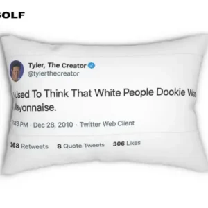 Tyler The Creator Tweet Square Pillow Ttcpl11