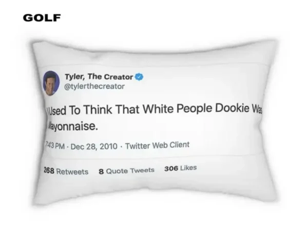 Tyler The Creator Tweet Square Pillow Ttcpl11